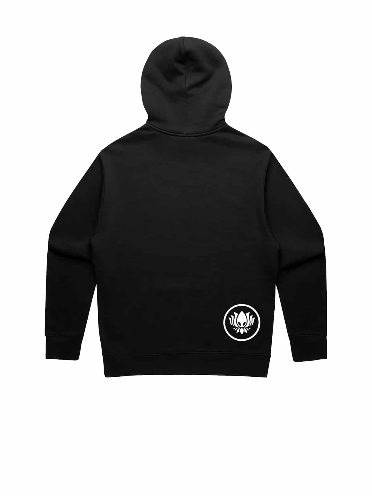 RL MADPOINT HOODIE (White on Black) - Back