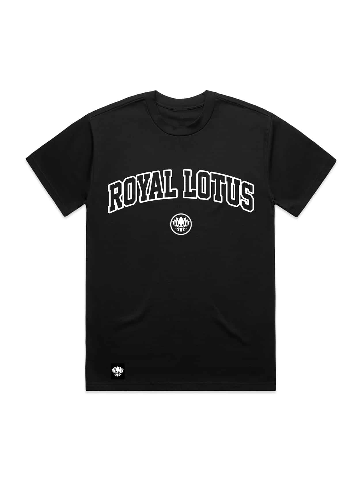 RL ACADEMICS TEE (Black) - Front